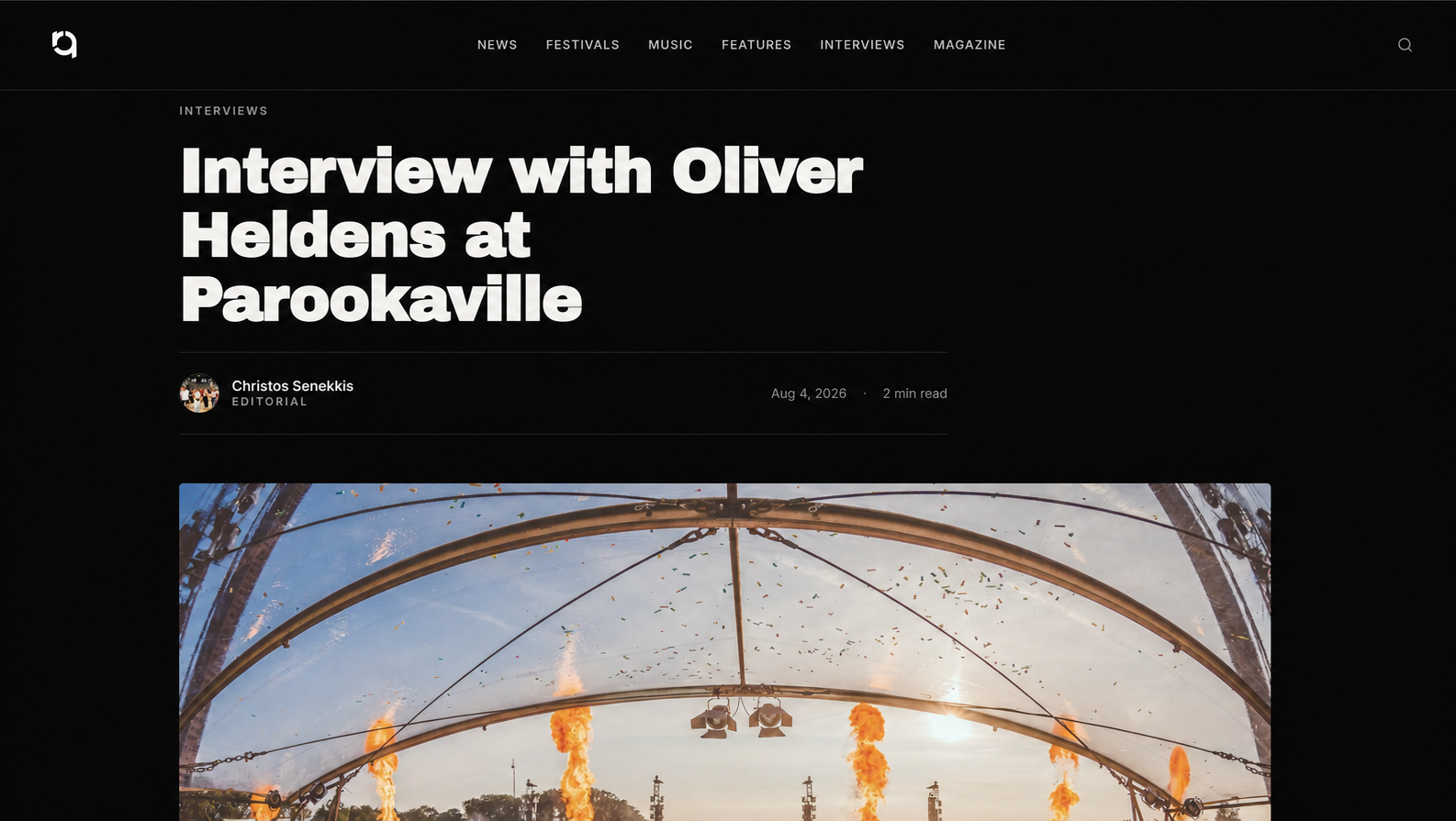 Rave Quarters — article template