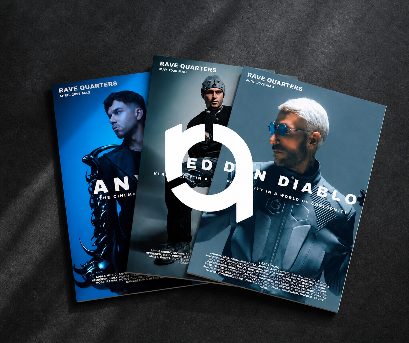 Rave Quarters — printed magazine issues
